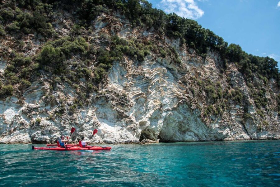 Lefkada: Full Day Sea Kayaking Tour - Messini sea caves: scenery that feels mythic