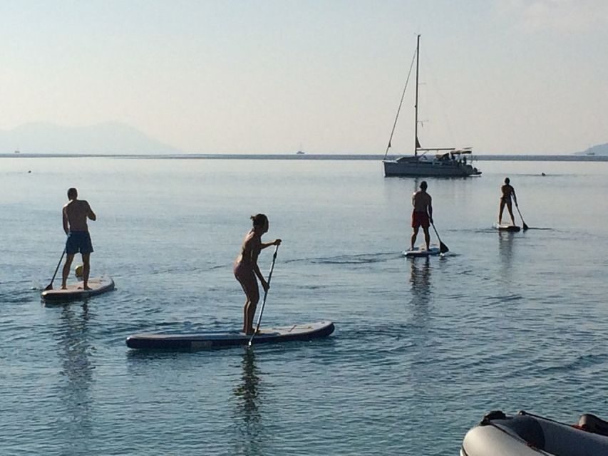 Lefkada: Guided Half-Day Island Stand-Up Paddleboarding Tour - Peristera Beach: the swim you earn by paddling there