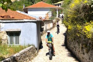 Lefkada: Mountain Gems Electric Fat Bicycle Tour & Tasting - Vafkeri’s Main Square: Panoramas and Quick Picture Breaks