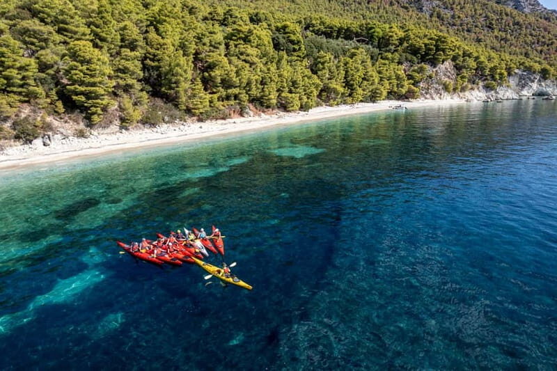 Lefkada:Nydri, Scorpios Kayak Odyssey Island Hopping - Madouri: a quiet island paddle with poet-country vibes