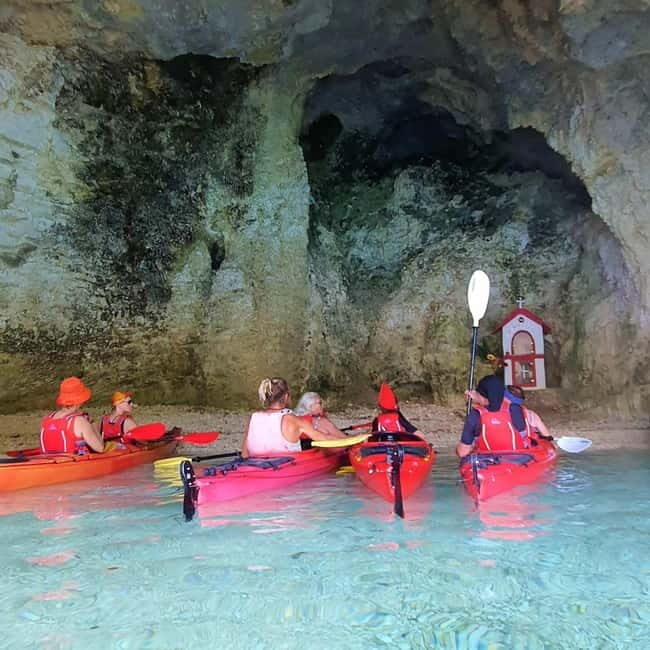 Lefkada:Nydri, Scorpios Kayak Odyssey Island Hopping - Lefkada’s secret-feeling shore breaks: tea, lunch, and water pauses