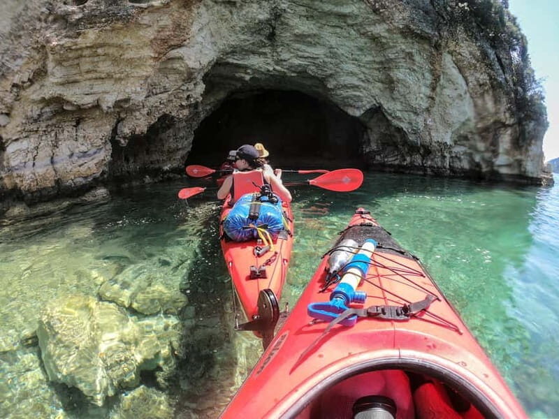 Lefkada:Nydri, Scorpios Kayak Odyssey Island Hopping - Price and value: $76 for 4 hours with gear and lunch handled