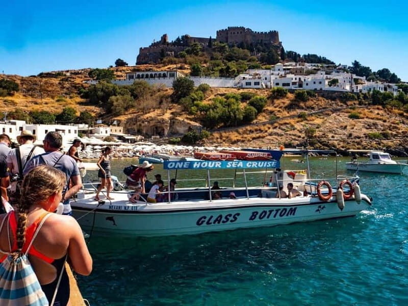 Lindos: 1.5 Hour Glass-Bottom Boat Cruise with Swim Stops - Key highlights you’ll feel the moment you board
