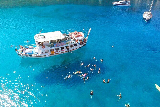 Lindos Boat Cruise from Faliraki & Kalithea with Swim Stops - Key highlights you’ll feel right away