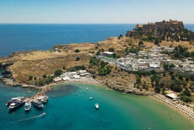 Lindos Day Cruise from Rhodes Town with Swimming stops and Hotel Transfers - Cruising the east coast toward Lindos