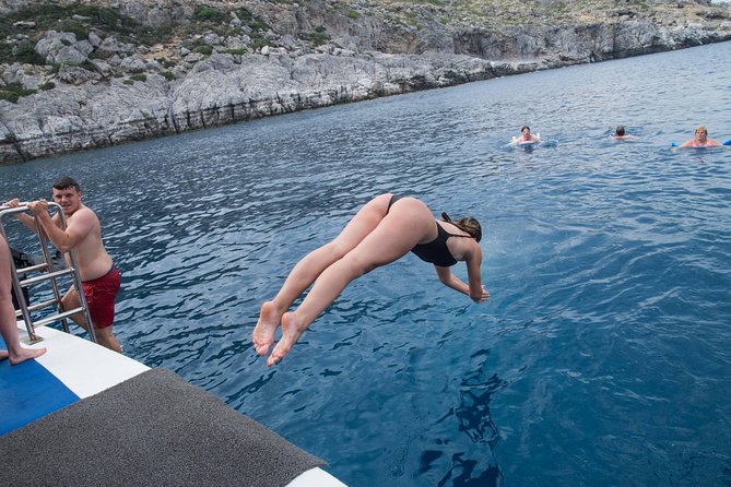 Lindos Full Day Boat Tour with Swimming - What the $46.44 price really covers