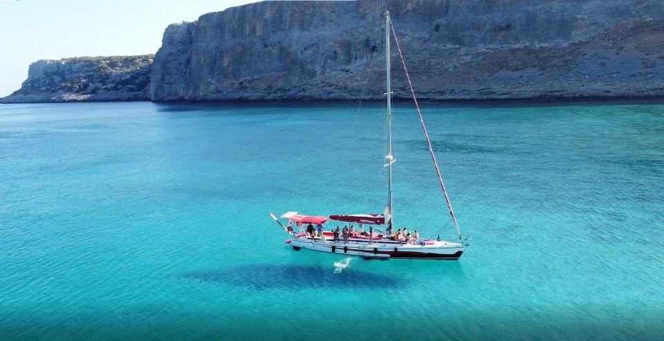 Lindos: Full-Day Private Sailing Cruise - Setting sail from Lindos on the M.PANORMITIS 2