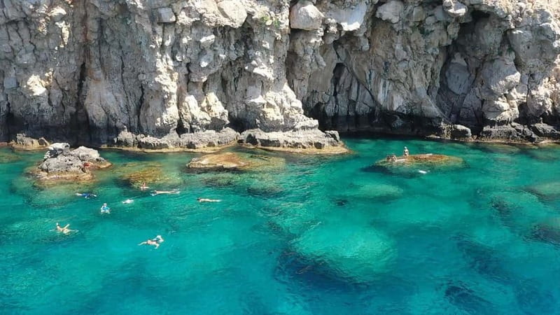 Lindos: The Aperoll Spritz boat trip, 4 swim stops - Agathi Beach After Lunch Time