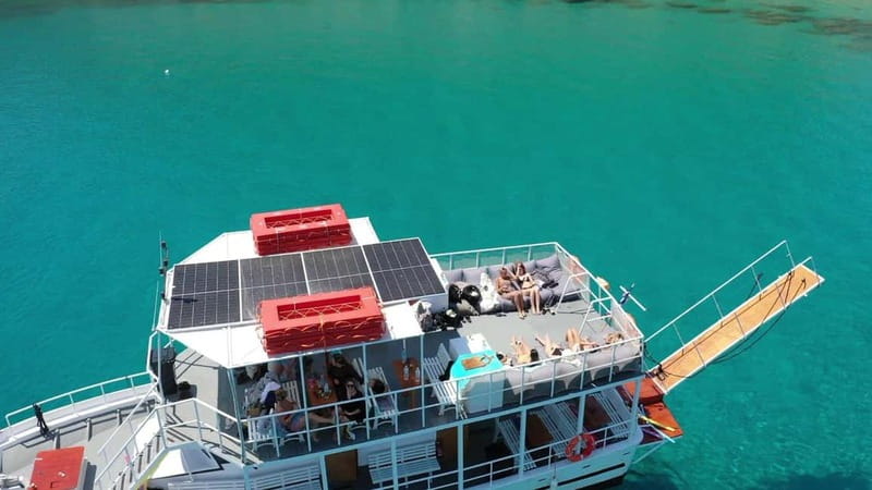 Lindos: The Aperoll Spritz boat trip, 4 swim stops - Haraki Bay, The Final Swim