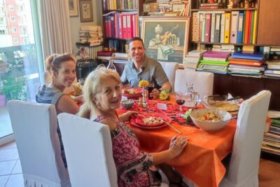 Local Home Cooking – A Taste of the Greek Islands in Athens - Meeting Christo and Fotini in their art-filled home