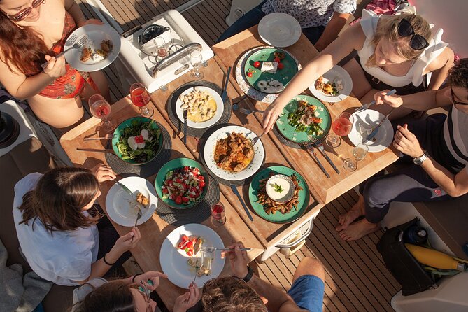 Luxury Catamaran Sunset Private & Greek Gastronomy in Athens - Service, comfort, and the small details