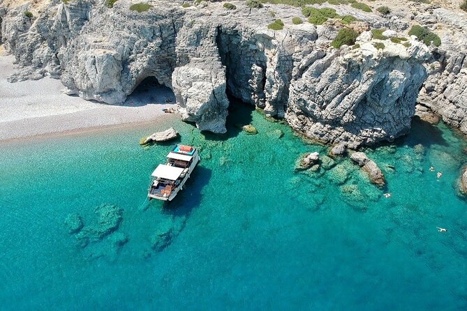 Luxury Private Cruise to Anthony Quinn Bay, Ladiko & Kallithea - Ladiko Beach for a second swim