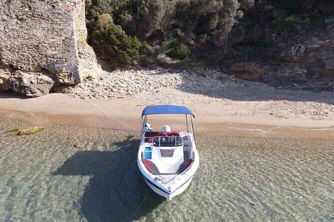 Luxury Speedboat Cruise to Shipwreck and Blue Caves - Stop 4: Xigia Sulfur Beach and the sulfur-water experience