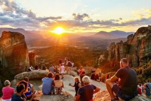 Majestic Sunset Meteora Tour with Local Guide - Pickup, mini-bus comfort, and a small-group pace that works