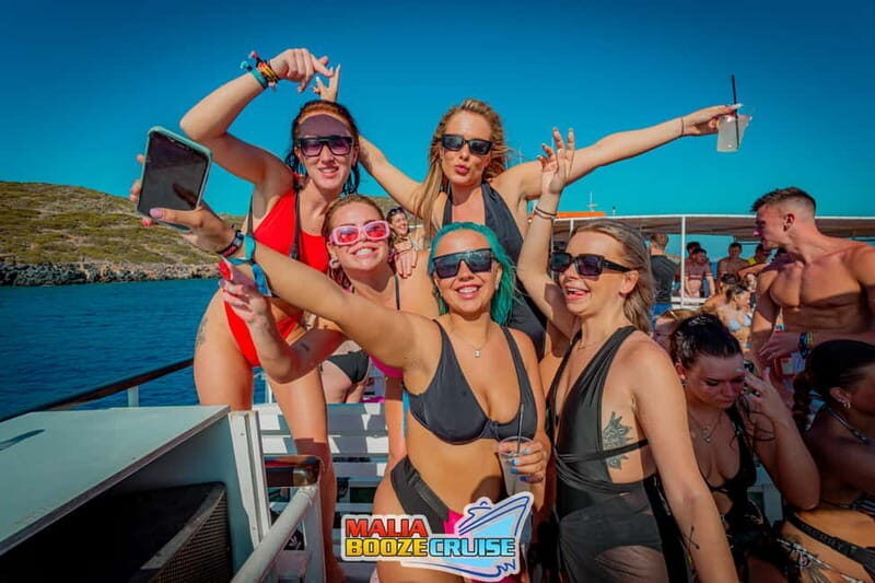 Malia: Booze Cruise Boat Party with Live Dj - DJs, MCs, and Drinking Games: The Show Runs for 4 Hours
