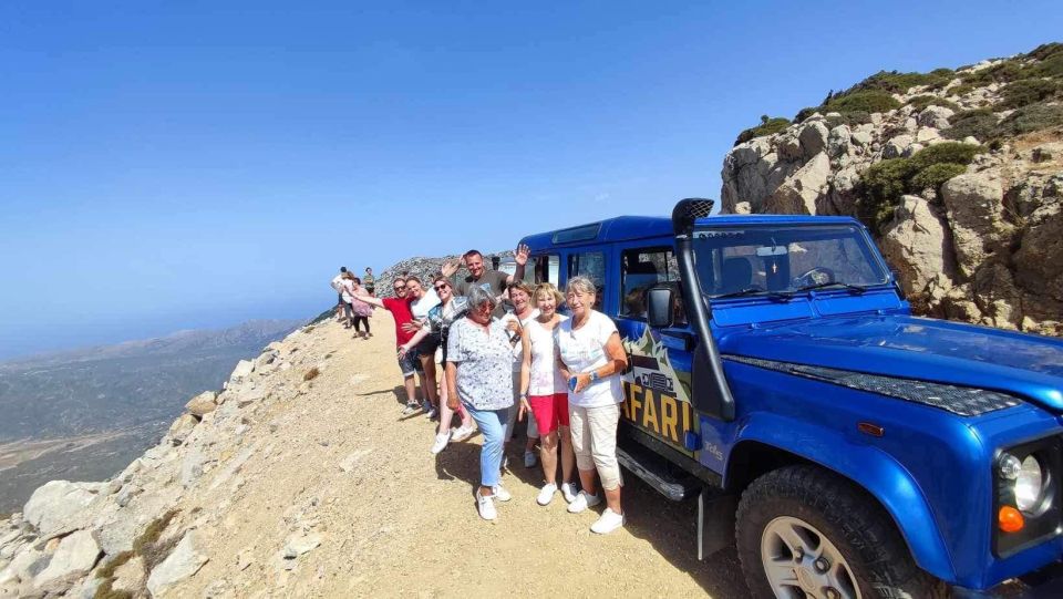 MALIA: Land rover Safari Lasithi Plateau and Zeus Cave - Lunch at a traditional Cretan taverna