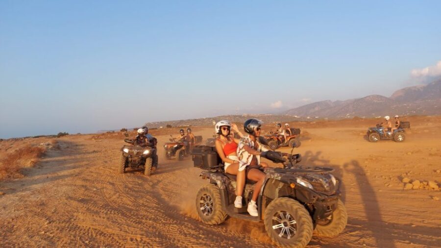 Malia: Off-Road Quad Safari Evening Tour / optional transfer - The uphill chapel stop: Prophet Elias for views and quick photos