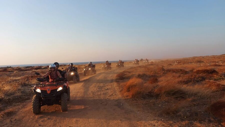 Malia: Off-Road Quad Safari Evening Tour / optional transfer - Lyrakis Family S.A.: olive oil factory visit and tasting