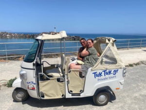 Malia: Sissi and Beyond Tuk Tuk Tour with Raki and Honey - Potamos Beach and Malia Palace: the quick stops that give context