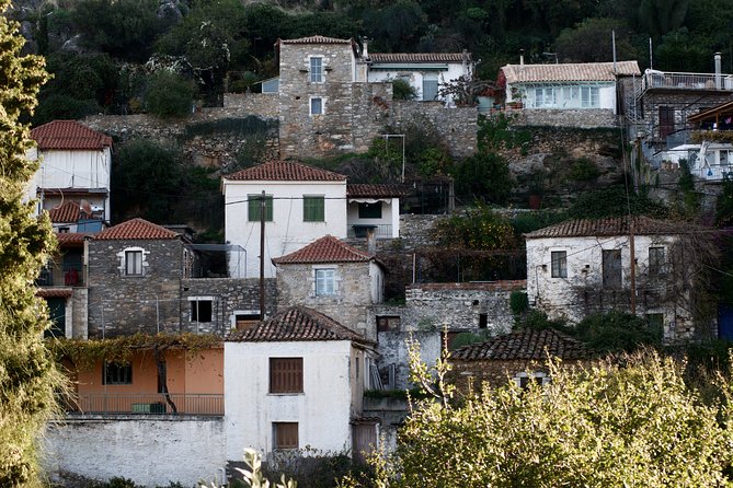 Mani Road e-Bike Tour - Leaving Kardamyli for the Mani hills
