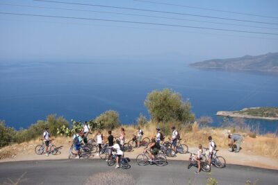 Mani Road e-Bike Tour - Quiet roads through stone-built villages