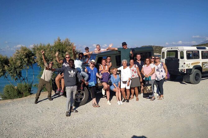 Matala Agiofarago Gorge Guided Jeep Safari Tour - Stop 5: Matala Beach, hippie caves history, and flexible free time