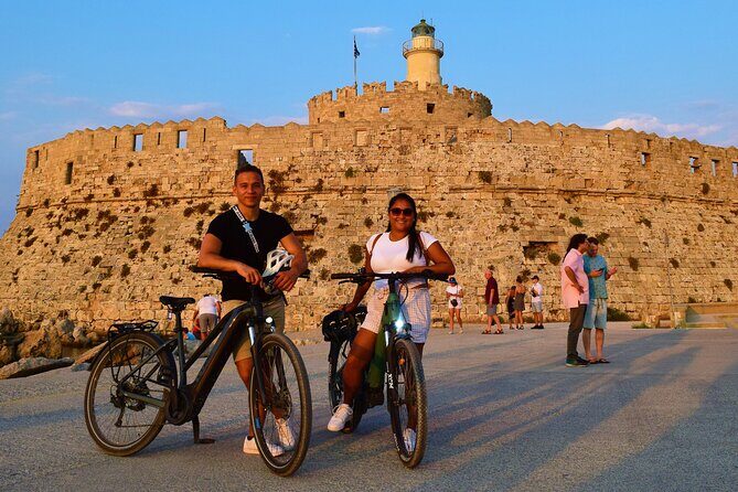 Mediaeval Rhodes E-bike Highlights Photo Tour Morning/Sunset - E-bikes, helmets, and the real riding feel in Rhodes