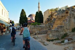 Mediaeval Rhodes E-bike Highlights Photo Tour Morning/Sunset - UNESCO Old Town gates and alleys: more than a scenic pass