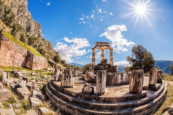 Mercedes Private Tour to Delphi and Arachova - Stop 1: Tholos of Athena Pronaia and your first myth cue