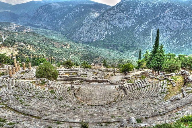 Mercedes Private Tour to Delphi and Arachova - Delphi Ancient Town: Temple of Apollo, theater, stadium, and the Omphalos