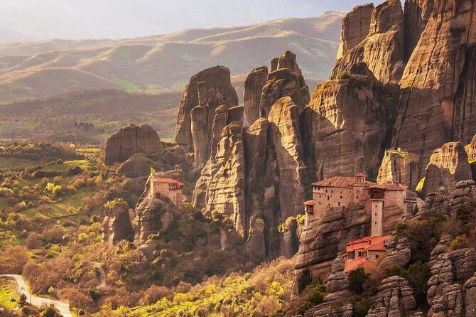 Meteora and Thermopylae Private Tour from Athens - Three monasteries above the rocks