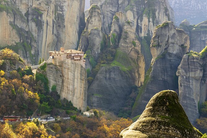 Meteora Full Day Private Tour From Athens - First sight of Meteora near Kalambaka