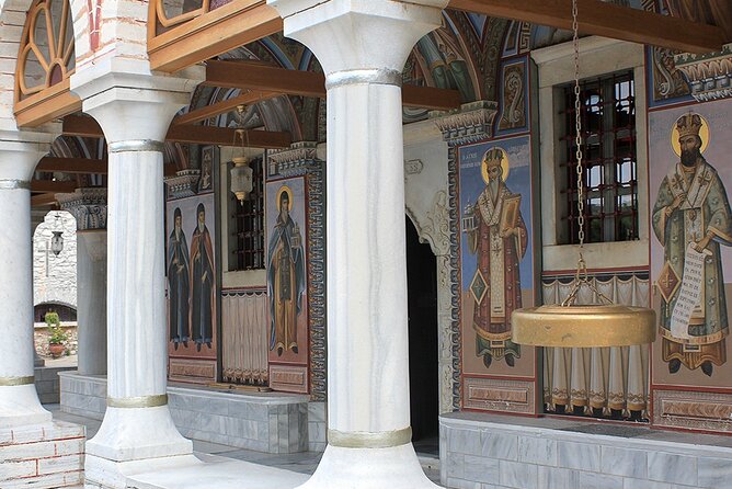 Meteora Full-Day Trip with Guide on Luxury Bus From Athens - What you can see inside the monasteries