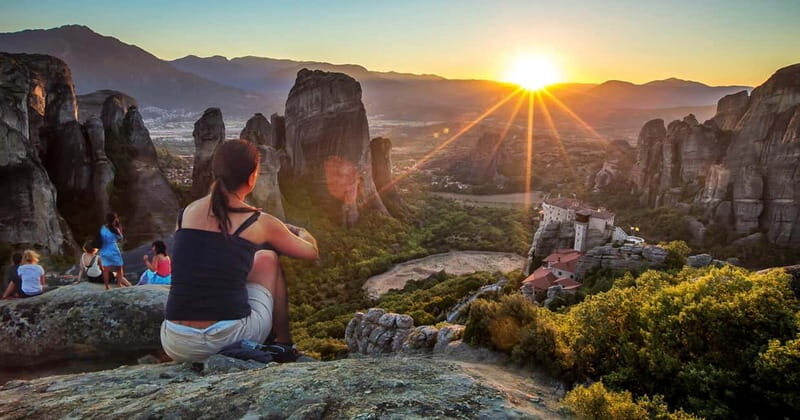 Meteora: Majestic Sunset Tour & Monasteries with Local Guide - Seeing the six monasteries from the outside without the chaos