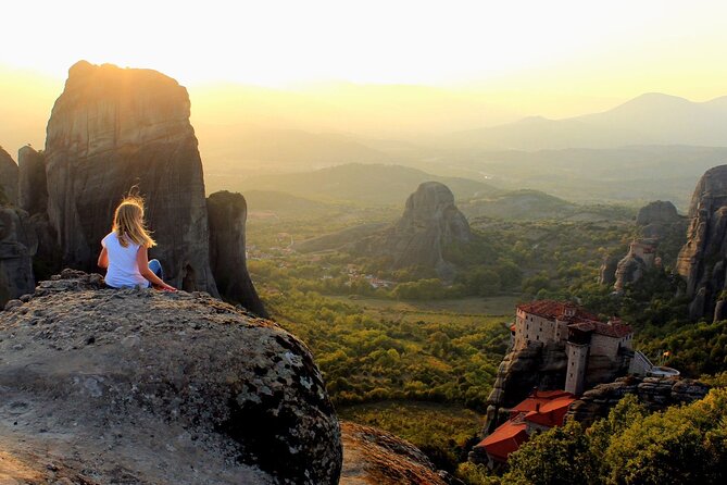 Meteora, monasteries & 130.000bc cave of theopetra prive - Saint Stephen’s Monastery for easier access