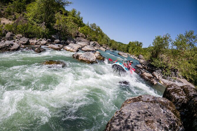 Meteora Rafting Day Trip with Pick up from Kastraki, Kalambaka, Trikala - The Raft Ride: Rapids, Rock Jumps, and Body Rafting Fun