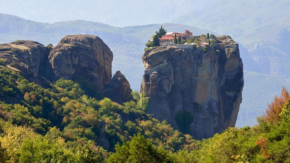 Meteora Rocks and Religious Sites Tour with Photo Stops - The Byzantine church built before the monks arrived