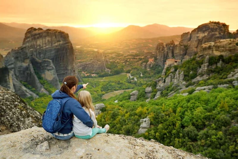 Meteora: Sunset Small Size Tour with Monasteries & Caves - Pickup and the air-conditioned minibus: small details that matter