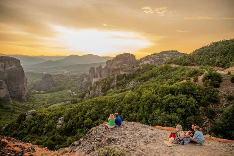 Meteora: Sunset Small Size Tour with Monasteries & Caves - St. Nicholas Anapavsa and the classic Meteora exterior experience
