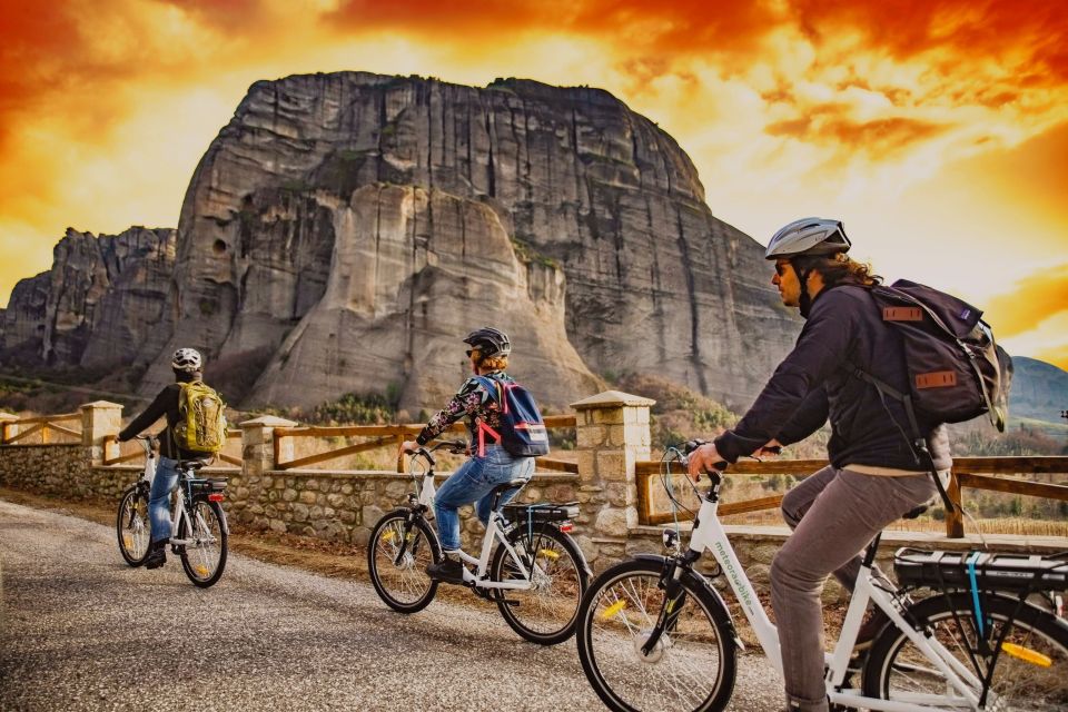 Meteora Sunset Tour on E-bikes - Starting in central Kalambaka