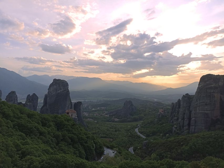 Meteora Sunset with Photos Stops & to the Cave of St. George - Key points at a glance