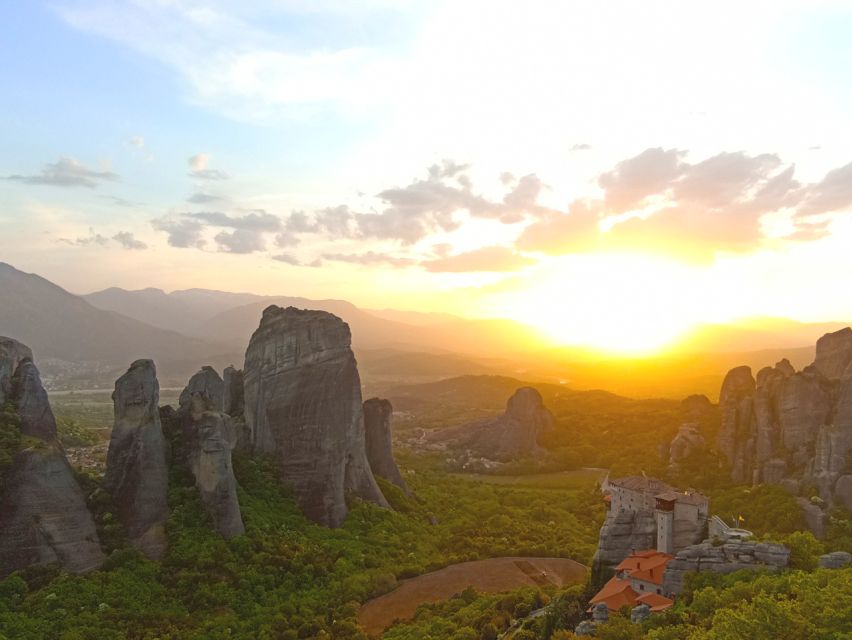 Meteora Sunset with Photos Stops & to the Cave of St. George - Meeting the minibus at Kalabaka Train Station