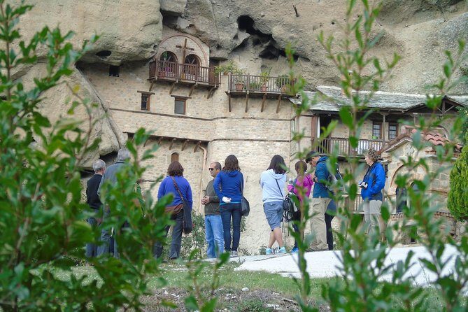Meteora Tour: Monasteries, Lunch & Optional Athens Transfer - The Third Stop: Hermit Caves of Badovas and the Hard-to-Reach Feel