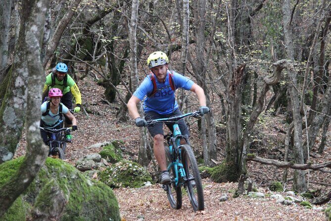 Meteora Trails Electric Mountain Bike Tour - The heart of the day: Meteora’s MTB trails under oak shade