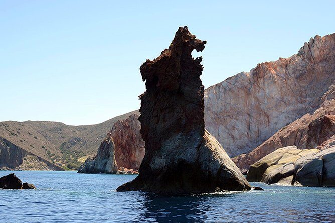 Milos caves snorkelling Catamaran Cruise in a small group - Kalogries Beach Swim Stop: Light Breakfast, Simple Snorkel Time
