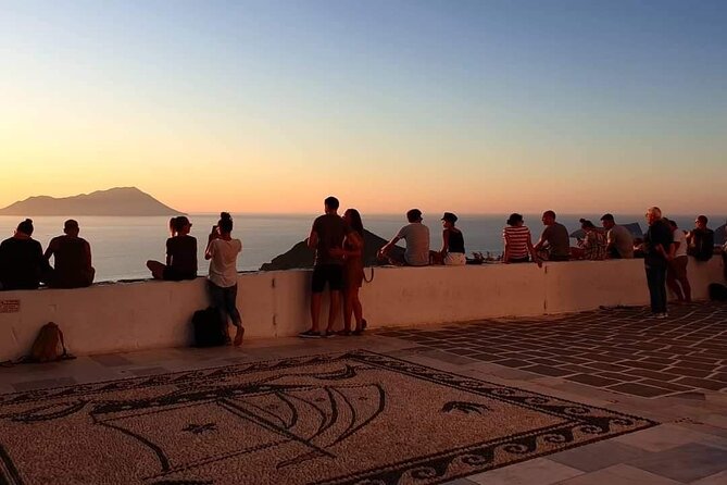 Milos Experience Private Sunset Road Trip - Plaka and the Venetian Castle: the evening’s main act