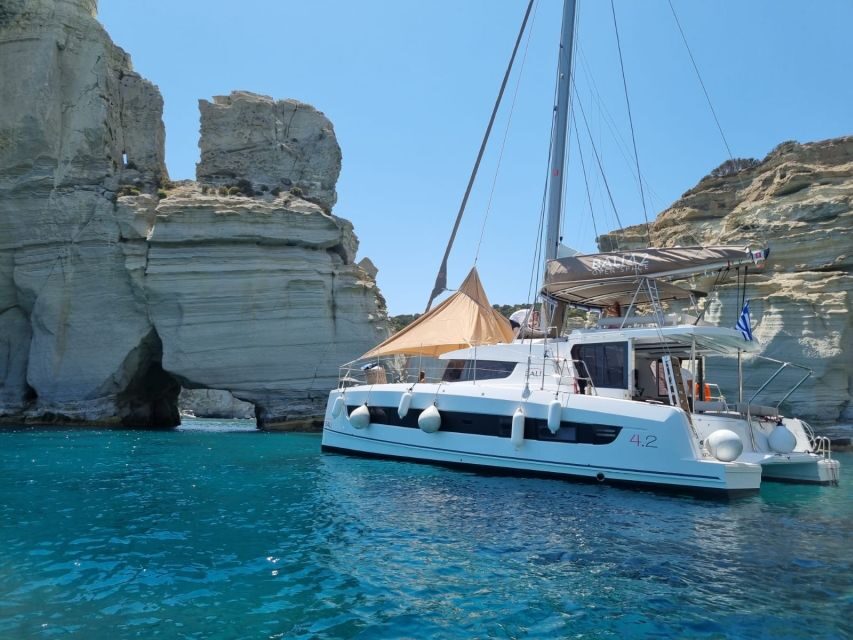 Milos: Full-Day Catamaran Cruise with Food and Open Bar - Why a Milos-and-Poliegos catamaran day makes sense