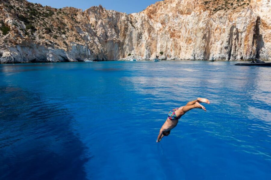 Milos: Full-Day Sailboat Cruise with Food and Open Bar - Kala and Klima: Milos’s fishing villages from the sea