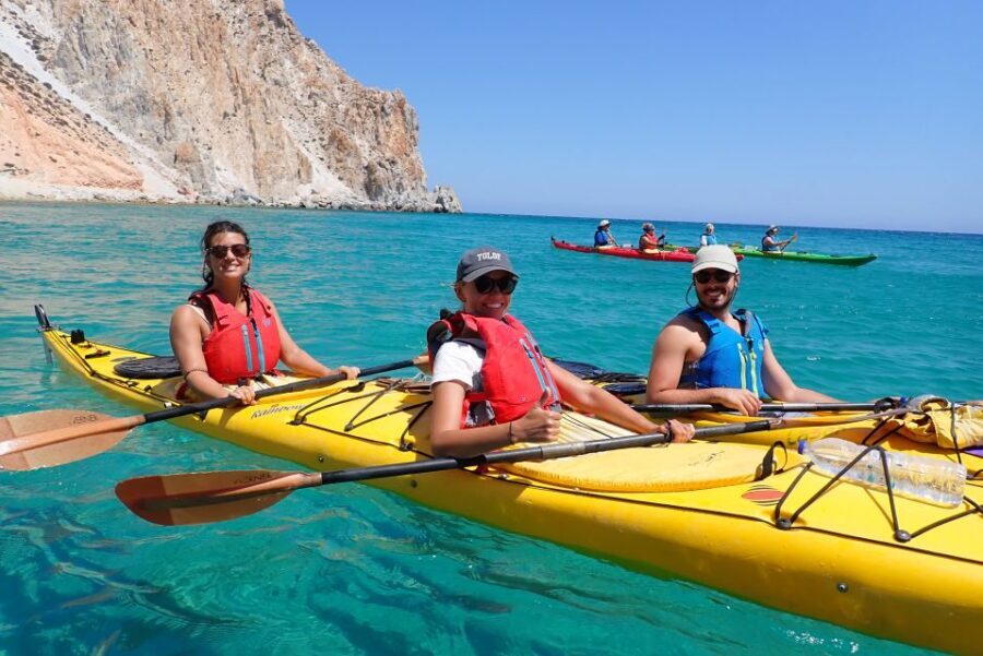 Milos: Guided Kayaking Trip with Snorkelling & Lunch - Price and value: what $129 buys you on Milos