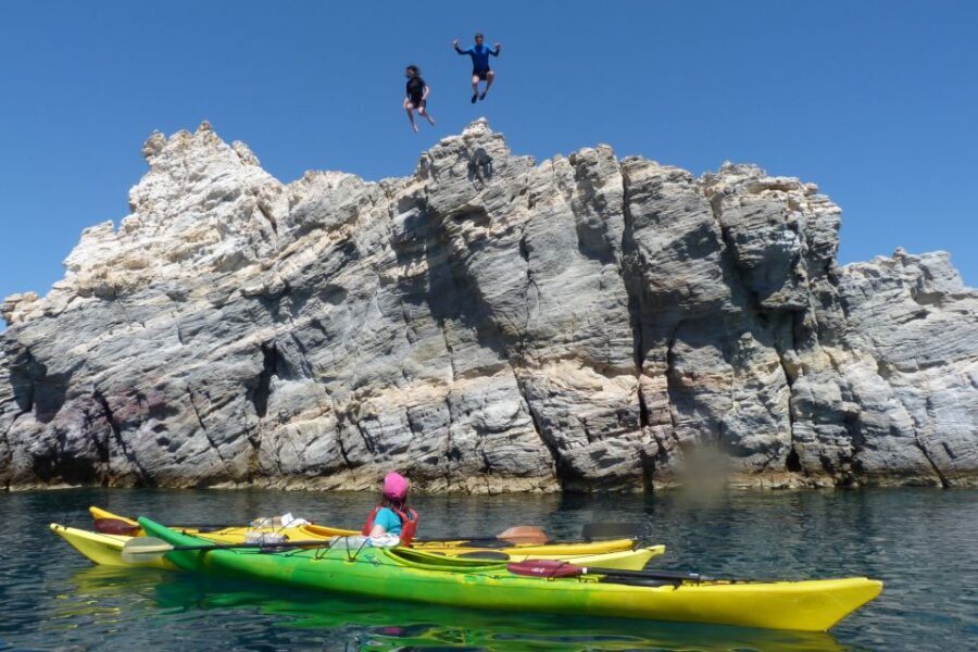Milos: Guided Kayaking Trip with Snorkelling & Lunch - Swim and snorkel stops: planned time in the water, not just quick dips